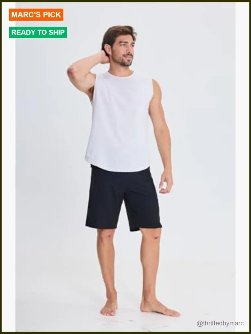 Men's Quick Dry Swim Trunks with Zipper Pockets, 4-Way Stretch